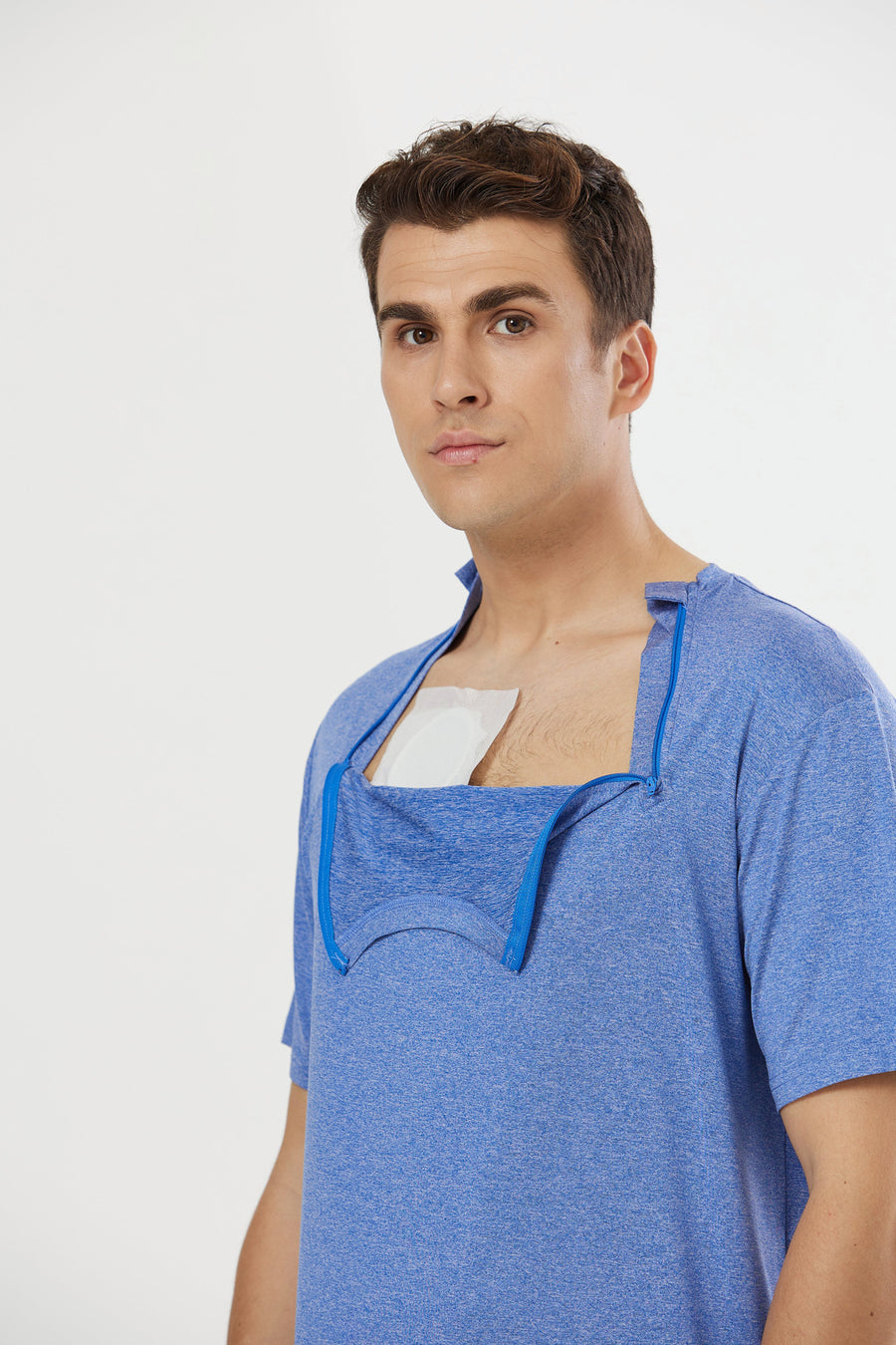 Chest Port Access Shirt for Chemo
