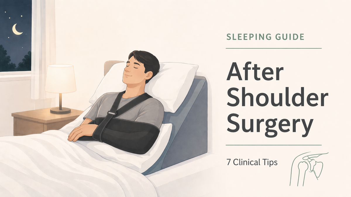 Sleeping After Shoulder Surgery with a Sling: 7 Tips for Better Nights