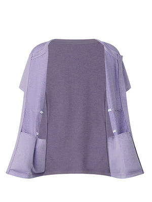 Front-Zip Mastectomy Recovery Shirt with Drain Pockets