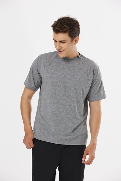 Adaptive Front-Zip Post-Surgery Shirt for Port Access | Unisex Mastectomy & Recovery Tee