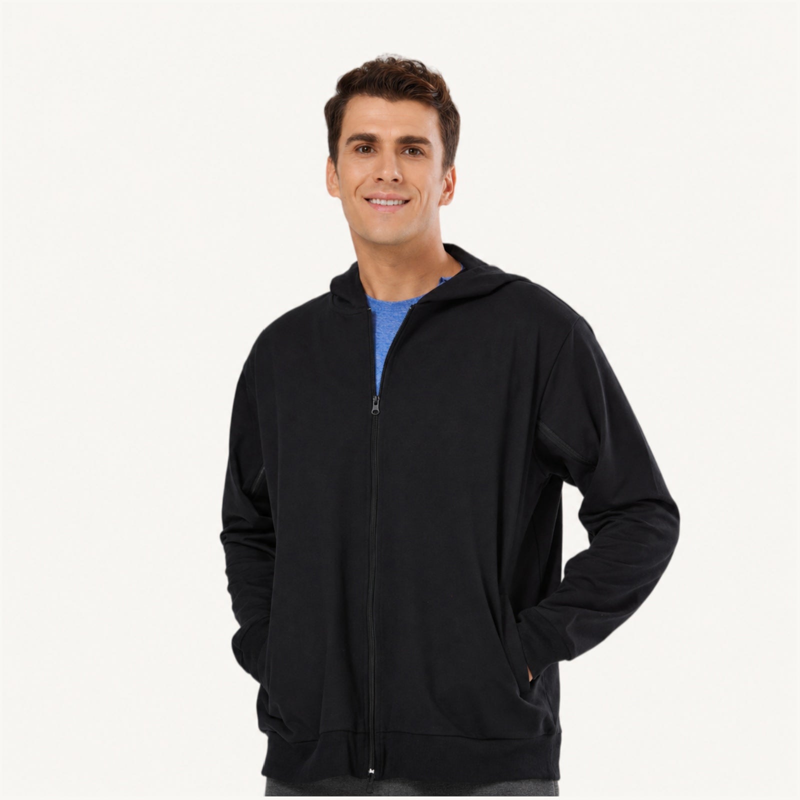 1. Treatment Access Zip Hoodie front view