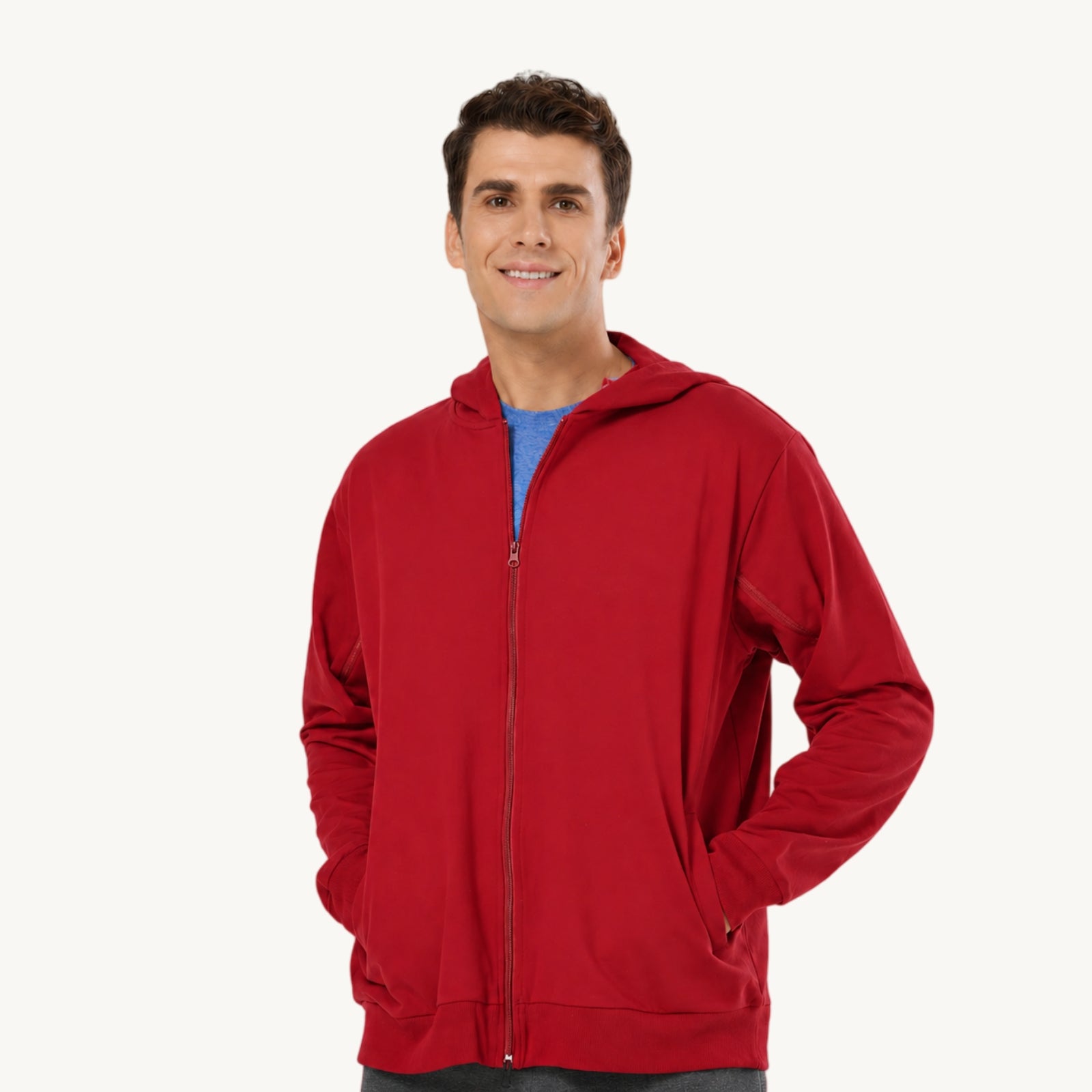 1. Treatment Access Zip Hoodie front view