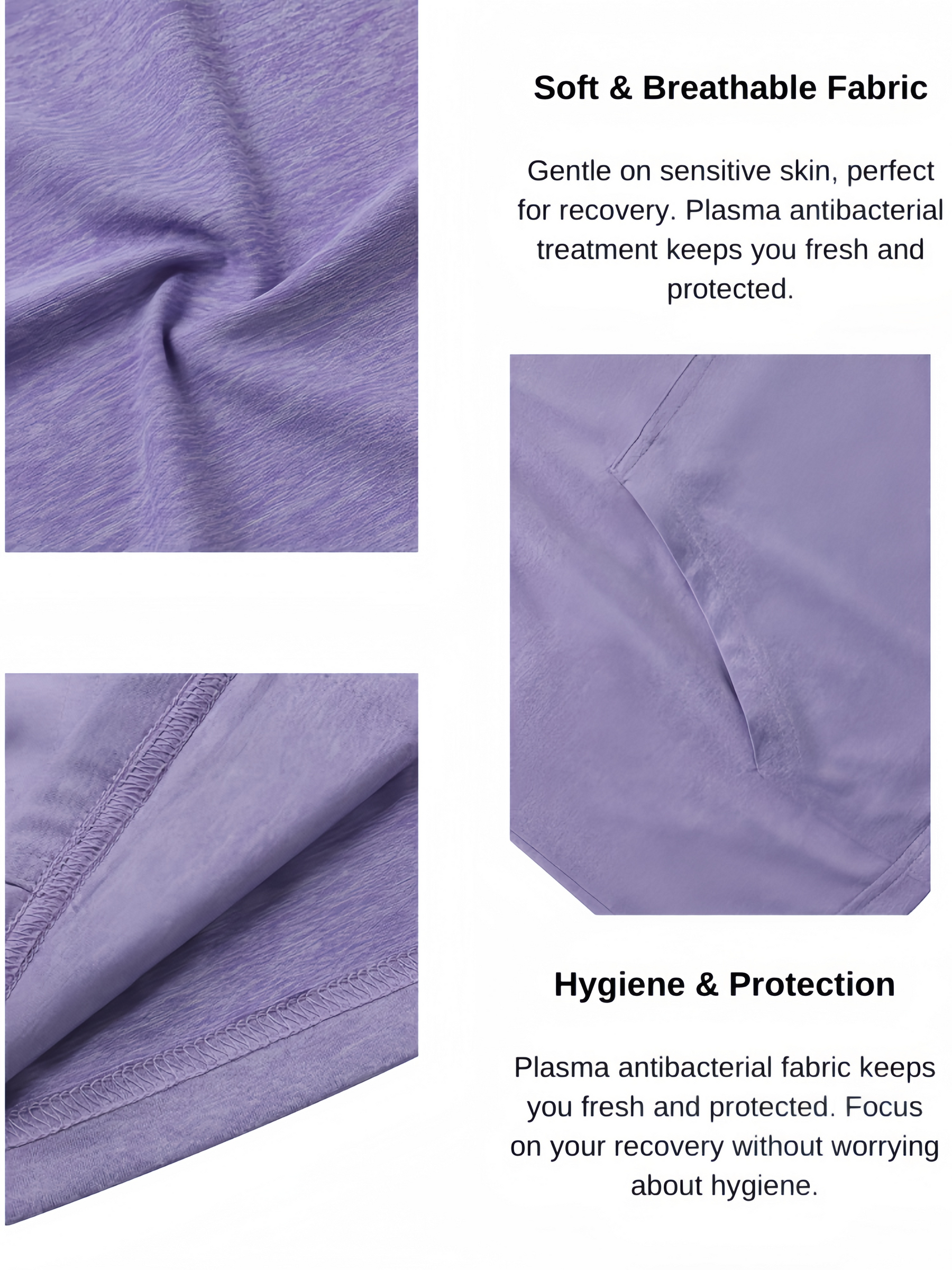 Camiseta de recuperación de mastectomía con cremallera frontal y bolsillos para drenaje