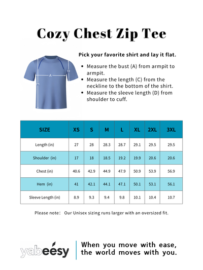Adaptive Front-Zip Post-Surgery Shirt for Port Access | Unisex Mastectomy & Recovery Tee